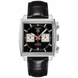 TAG Heuer Monaco Calibre 12 Black / Silver (CAW2114.FC6177)