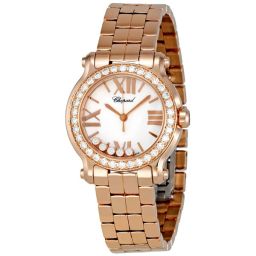 Chopard Happy Sport 18k Rose Gold Diamond Ladies Watch 274189-5007