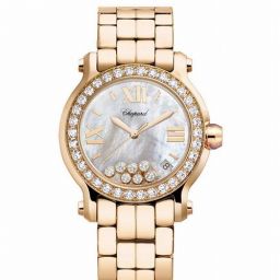 Chopard Happy Sport 18kt Rose Gold Ladies Watch 277481-5002