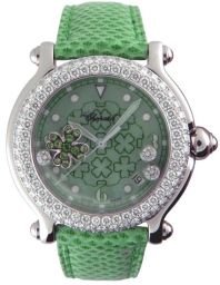 Chopard Happy Sport Good Luck Clover Green Dial Men's Quartz Watch 288427-20