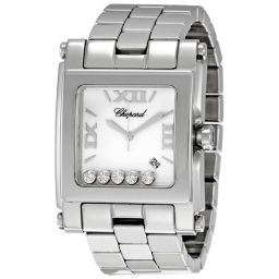 Chopard Happy Sport Square Diamond Ladies Watch 28/8467
