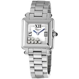 Chopard Happy Sport Square Ladies Watch 278349-3006WHT
