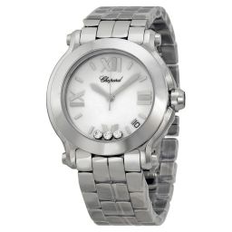 Chopard Happy Sport White with Diamonds Dial Ladies Watch 278477-3013