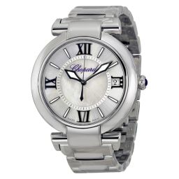 Chopard Imperiale Silver Mother of Pearl Dial Stainless Steel Men's Watch 388531-3011