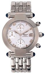 Chopard Imperiale Steel White Chronograph Men's Watch 37/8210-33