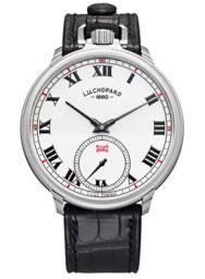 Chopard L.U.C Louis Ulysse White Dial Black Leather Men's Watch 161923-1001