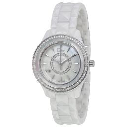 Dior Dior VIII Mother of Pearl Dial Ceramic Ladies Watch CD1231E4C001