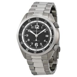 Hamilton Khaki Pilot Pioneer Automatic Black Dial Stainless Steel Men's Watch H76455133