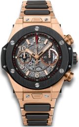 Hublot Big Bang UNICO Skeleton Dial 18k Rose Gold Chronograph Men's Watch 411.OM.1180.OM