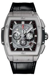 Hublot Spirit Of Big Bang Skeleton Dial Black Leather Band Automatic Men's Watch 601.NX.0173.LR.1104