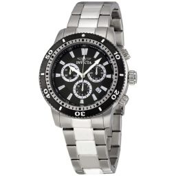 Invicta II Sport Black Dial Stainless Steel Men's Watch 1203-3BB