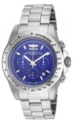 Invicta Speedway Chronograph Blue Dial Stainless Steel Men's Watch 18391