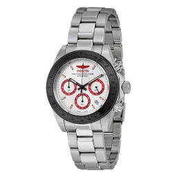 Invicta Speedway Chronograph Silver Dial Stainless Steel Men's Watch 17314