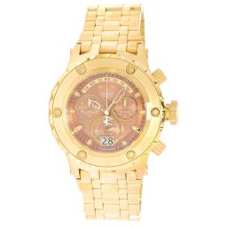 Invicta Subaqua Chronograph Brown Dial Gold-plated Men's Watch 14472