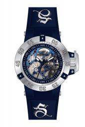 Invicta Subaqua Mechanical Navy Skeleton Navy Silicone Ladies Watch 17135
