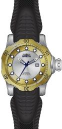 Invicta Venom Automatic Gold and Silver Dial Black Silicone Men's Watch 19312