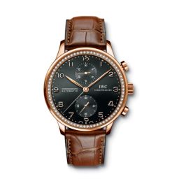 IWC Portuguese Chrono-Automatic Rose Gold / Diamond (IW3714-70)