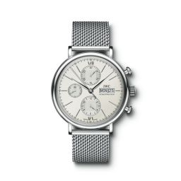 IWC Portofino Chronograph Silver / Milanese (IW3910-09)