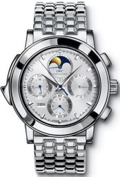 IWC Grande Complication Silver Dial Chronograph Platinum Men's Watch IW927016