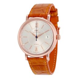 IWC Portofino Silver Diamond Dial Automatic Unisex Watch 4581-05