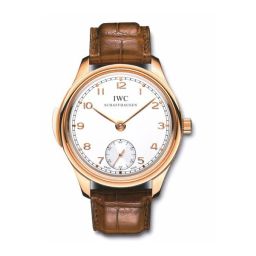 IWC Portuguese Minute Repeater Manual Wind Rose Gold Men's Watch IW544907