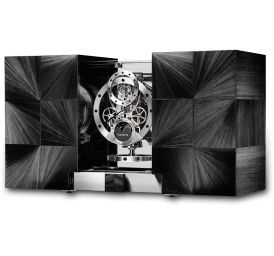 Jaeger Lecoultre Atmos Marqueterie Paille Clock Q5556302