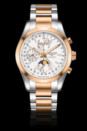 Longines Conquest Classic Moonphase Silver Two Tone (L2.798.5.72.7)