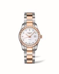 Longines Conquest Classic Automatic 30 Two Tone MOP Diamond (L2.285.5.88.7)