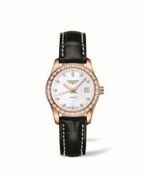 Longines Conquest Classic Automatic 30 Pink Gold Diamond MOP (L2.285.9.87.3)