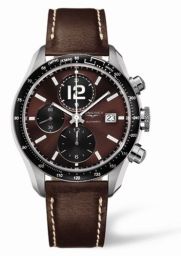 Longines GrandeVitesse Tachymeter Brown Strap (L3.636.4.60.2)