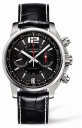 Longines Admiral Chronograph Black Strap (L3.666.4.56.2)