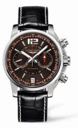 Longines Admiral Chronograph Brown Strap (L3.666.4.66.2)