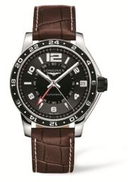 Longines Admiral GMT Black Brown (L3.668.4.56.3)