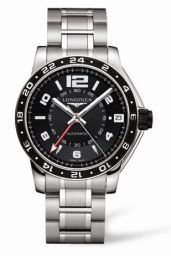 Longines Admiral GMT Black Bracelet (L3.668.4.56.6)