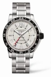 Longines Admiral GMT Ivory Bracelet (L3.668.4.76.6)