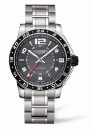 Longines Admiral GMT Grey Bracelet (L3.668.4.79.6)