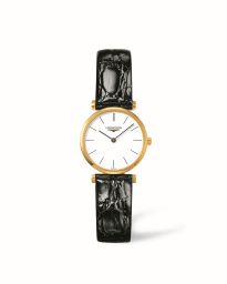 Longines La Grande Classique Quartz 24 Yellow Leather Stick (L4.209.2.12.2)