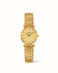 Longines La Grande Classique Quartz 24 Yellow Guilloche (L4.209.2.42.8)