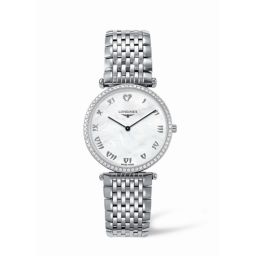 Longines La Grande Classique 33 Quartz Diamond Bezel (L4.741.0.09.6)