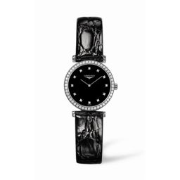 Longines La Grande Classique 33 Quartz Diamond Bezel Black Diamond (L4.741.0.58.2)