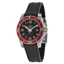 Longines HydroConquest Black Dial Black Rubber Men's Watch L36894592