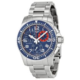 Longines HydroConquest Chronograph Blue Dial Stainless Steel Men's Watch L36904036