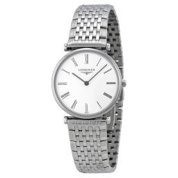 Longines La Grande White Dial Stainless Steel Men's Watch L45124116