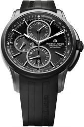 Maurice Lacroix Pontos Chronograph Black Dial Men's Watch PT6188-SS001-331