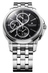 Maurice Lacroix Pontos Chronograph Black Dial Stainless Steel Automatic Men's Watch PT6188-SS002-330