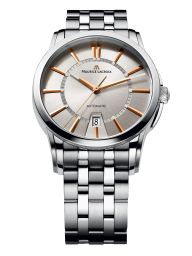 Maurice Lacroix Pontos Date Silver Dial Automatic Men's Stainless Steel Watch PT6148-SS002-131