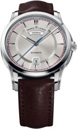Maurice Lacroix Pontos Day/Date Retro Silver Dial Men's Watch PT6158-SS001-131