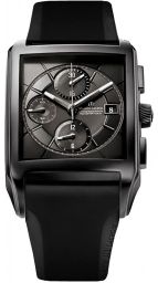 Maurice Lacroix Pontos Rectangulaire Chronograph Black Dial Men's Watch PT6197-SS001331