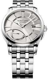 Maurice Lacroix Pontos Reserve De Marche Silver Dial Automatic Men's Stainless Steel Watch PT6168-SS002-131