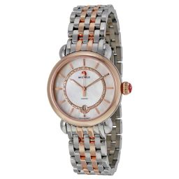 Michele CSX Elegance Mother of Pearl Dial Two-tone Ladies Watch MWW03T000066